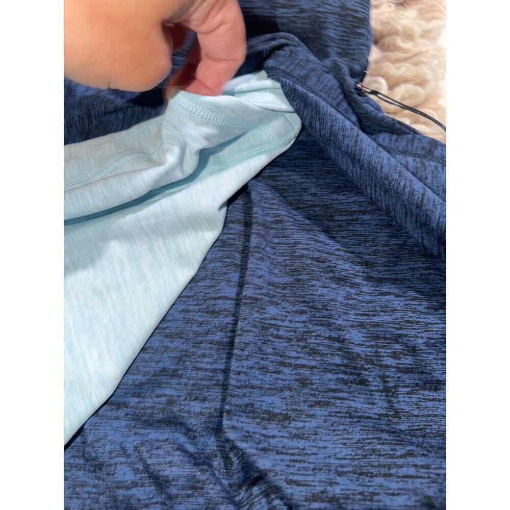 Kyodan women’s new blue & black activewear skort with side slit - Picture 9 of 13